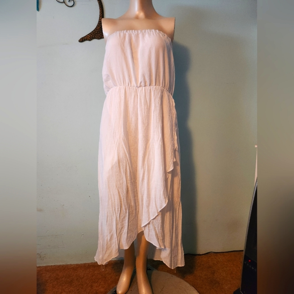 Strapless tube dress